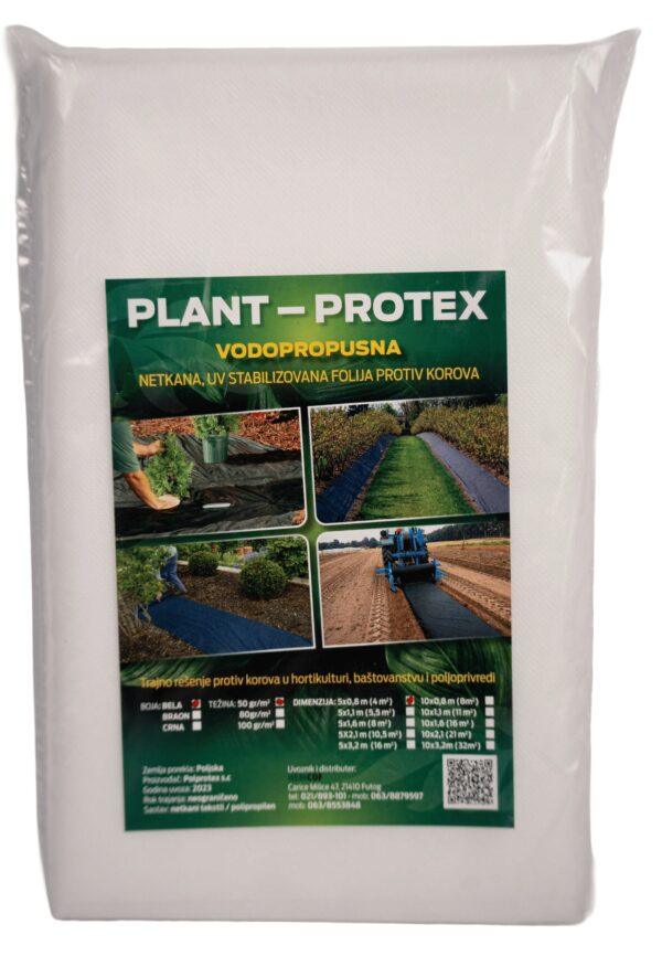 Plant protex 50gr 0.8mx10m bela-agrotekstilne zaštitne folije