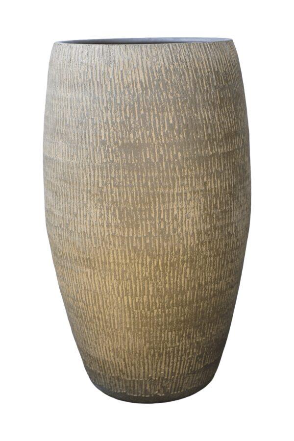 Saksija gold H51xR28cm keramička