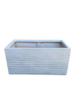 Žardinjera bela H37xL74xW37cm fiberstone Žardinjera bela H37xL74xW37cm fiberstone