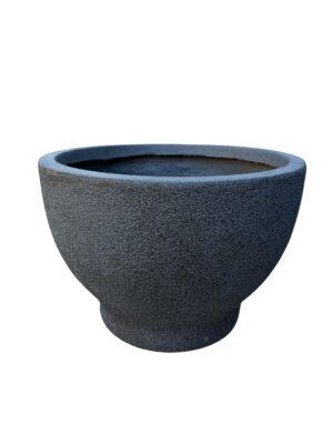 Saksija Cleveland crna H30xR43cm fiberstone